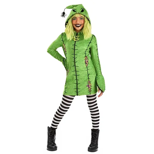 Girl's Deluxe Disney Oogie Boogie Hoodie Costume Dress (© Disney)