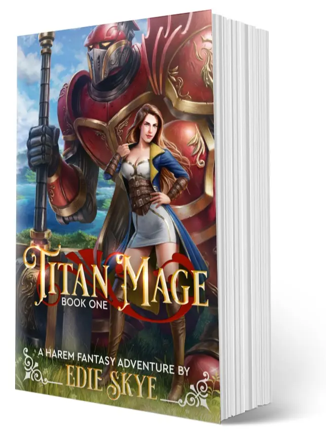 Titan Mage (Titan Mage #1) Signed Paperback - Isekai Harem Fantasy Action Adventure Romance