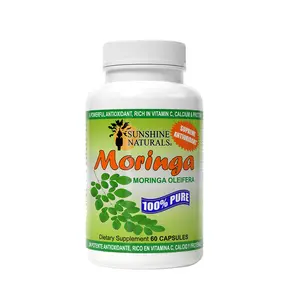 Sunshine Naturals Moringa Dietary Supplement. Immune System Aid Healthy 120 Capsules