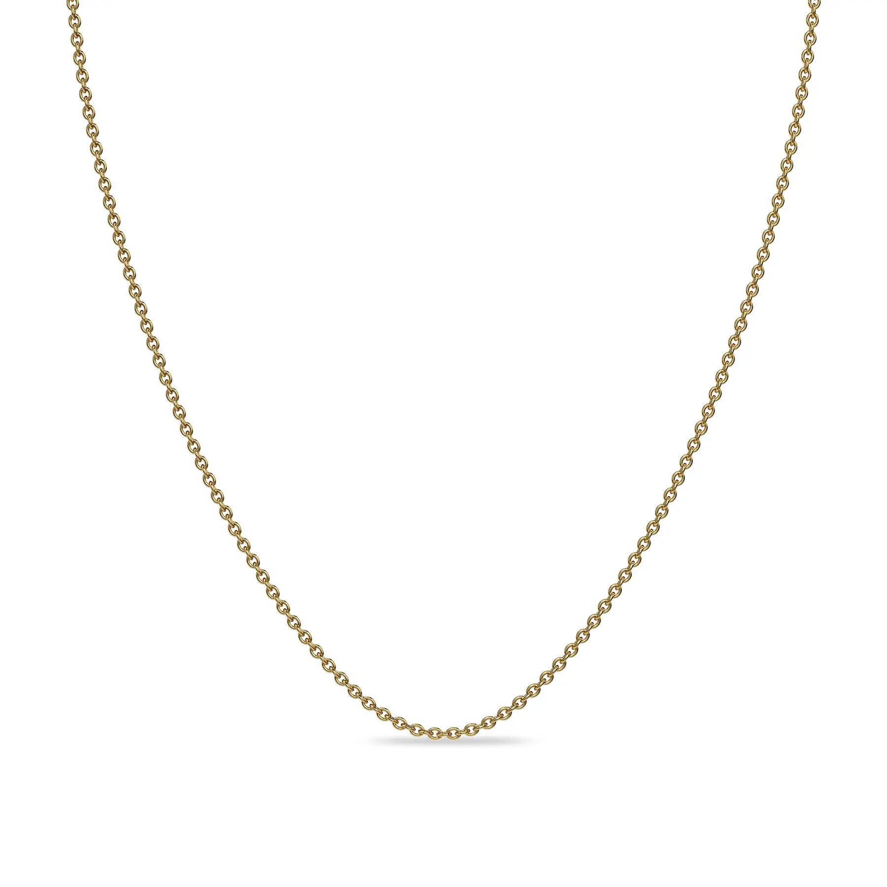 PASCAL Cable Chain Necklace 2mm for Women & Men Vintage Minimalist Jewelry for Everyday Wear