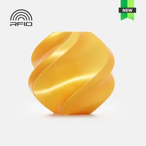 Bambu PLA Silk+, 3D Printing Filaments and Materials, New Filament Arrival! Shiny Like Chrome, Smooth Like Silk, Enhanced Layer Adhesion, A Spectrum of Colors, Effortless Printing, Flawless Results.