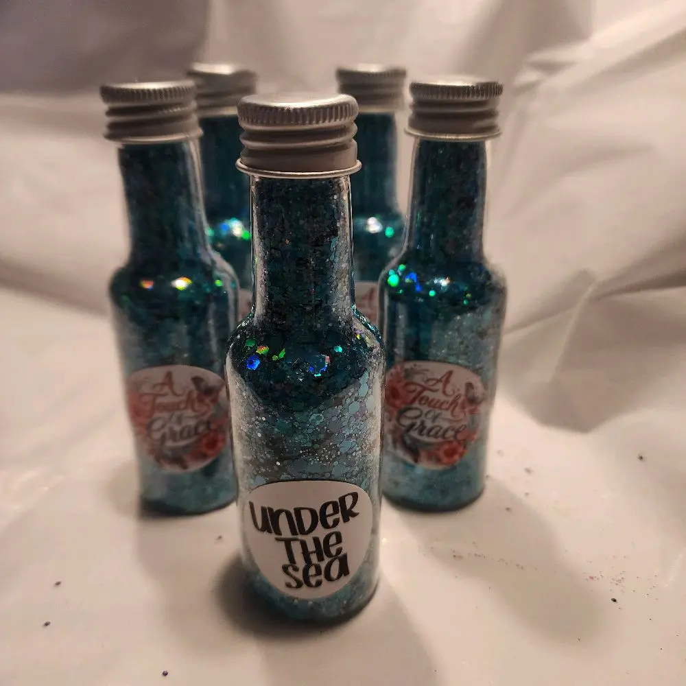 2oz Sparkly Nautical Iridescent Aqua Glitter - Glam DIY Crafts Supply for Scrapbooking & Stamping Projects to Boost Creativity