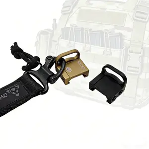 Premium Metal Tactical Quick Release Buckle QD Sling Swivel with Ring for Outdoor, Camera & Bag Attachment