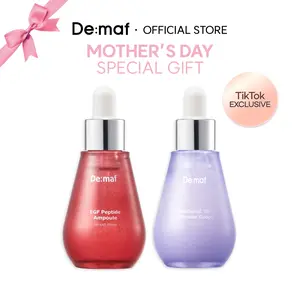 [De:maf Official] Timeless Repair Duo | Mother's Day Special Gift Set | EGF Peptide Ampoule + Panthenol 30% Wonder Drops  Firming | Soothing | Barrier Repair