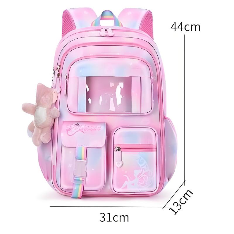 1 Piece Fantasy Princess Cute Cartoon Backpack, School Backpack, Casual Outdoor Bag, School Bag