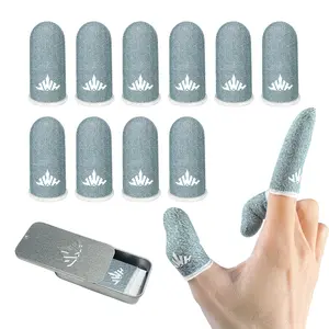 Gaming Finger Cover (5 Pairs), Breathable & Sweat-proof Gaming Gloves with Touch Screen Finger Cover, Comfortable & Precise to Enhance Your Gaming Experience, Smartphone