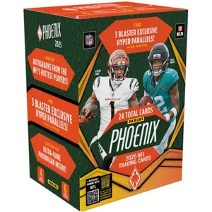 1 Pack NFL 2025 Panini Phoenix Trading Cards (Blaster Pack) – Sealed Shipment When Not Live, Rip-and-Ship When Live
