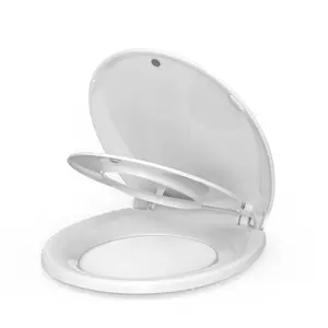 Toilet Seat with Toddler Seat,  Toilet Seat for Kids and Adults, PP Child Training Toilet Lid, Slow Close, Easy Clean, Toddler Toilet Seat for Kids Potty Training