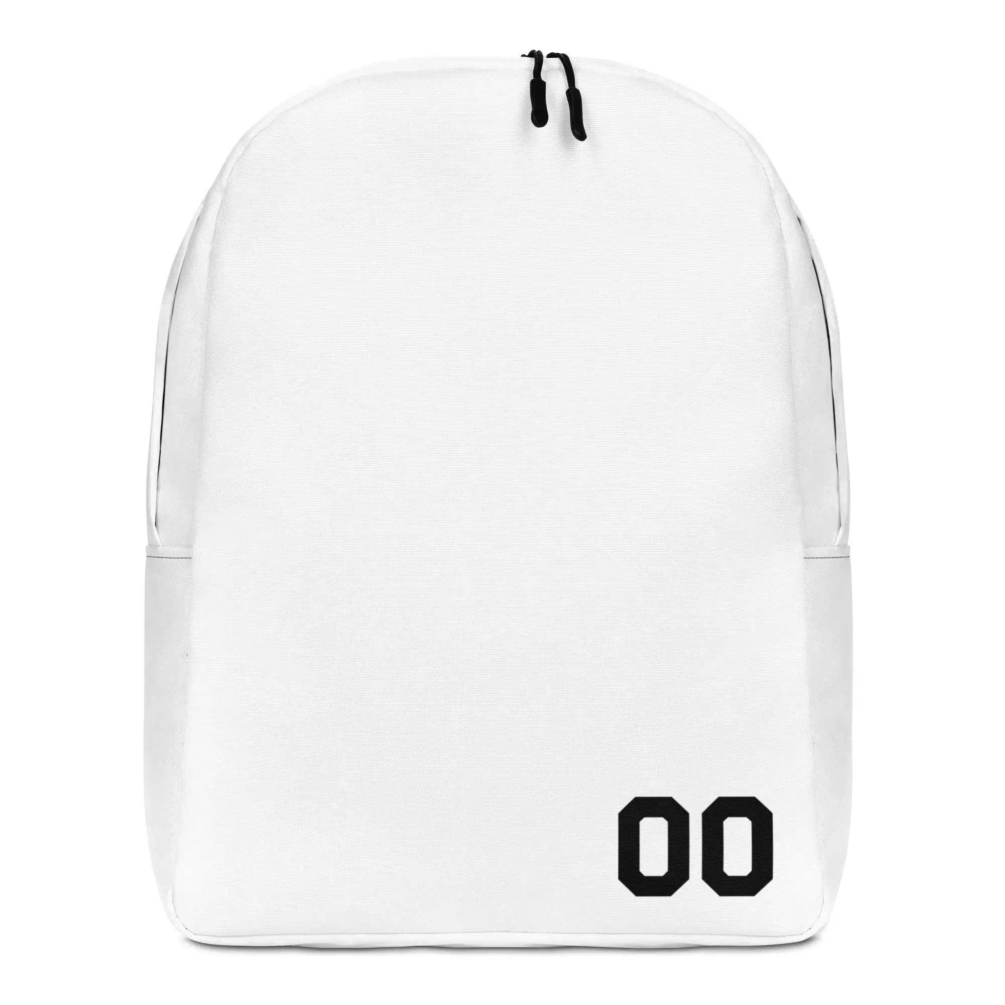 Iconic O's Logo: White Backpack by OODept.