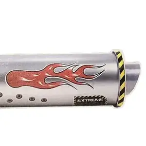 Bicycle Exhaust Sound System, Motorcycle Plastic Exhaust with Sound Effect, Motorcycle Noise Maker, Bike Turbo Exhaust Pipe for Cycling Accessories