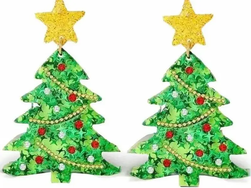Christmas Tree Earrings