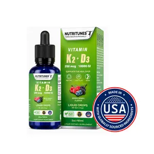 K2+D3 Liquid drops– High-Potency Supplement for Bone, Immune, and Heart Health
