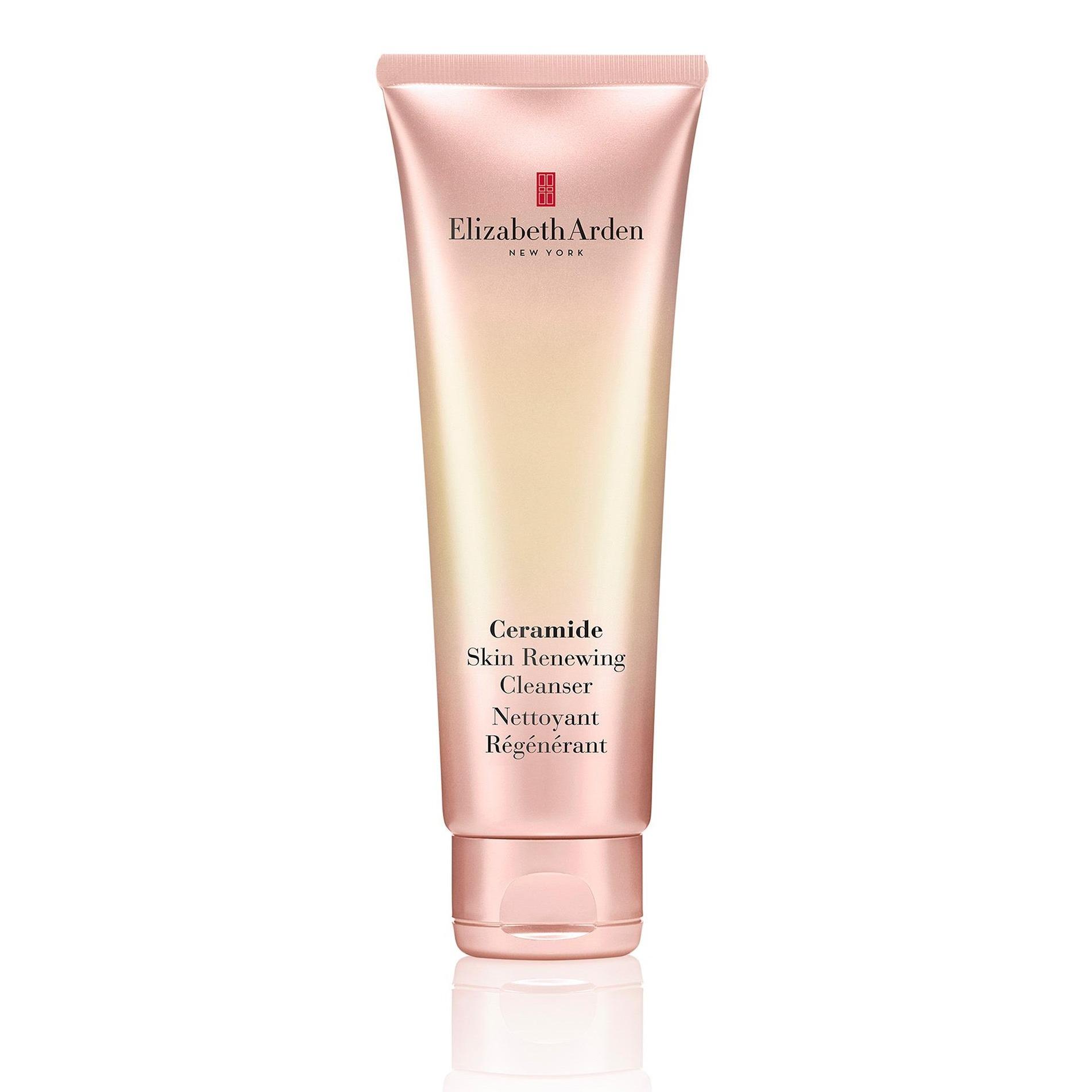 Elizabeth Arden Ceramide Skin Renewing Cleanser 4.2 oz | Nourishing Gel-to-Foam Face Wash, Minimizes Pores, All Skin Types