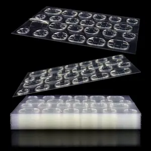 US-NAIL - 1-30Sheets Double Side Adhesive Tape Glue Sticker False Nail Glue for Fake Nails Tips Clear Jelly Gel Pad Press On Manicure