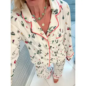 Ski Days Wide Leg Pants Pajama Set