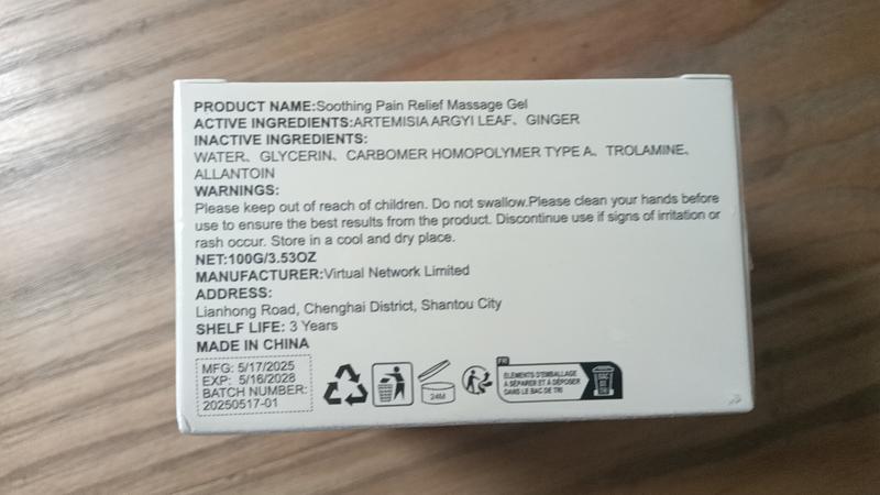 XIFYHP Anti-Stiffness Massage Gel – Relaxing Cream for Neck, Lower Back & Joint Care