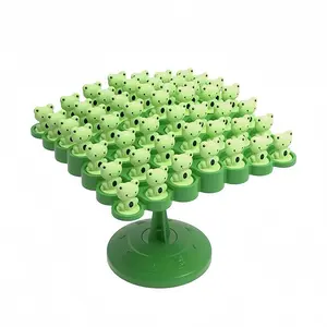 Frog Balance Stacking Game Board Game - Parent-Child Interactive Thinking Exercise - Children's Concentration Training Educational Toy