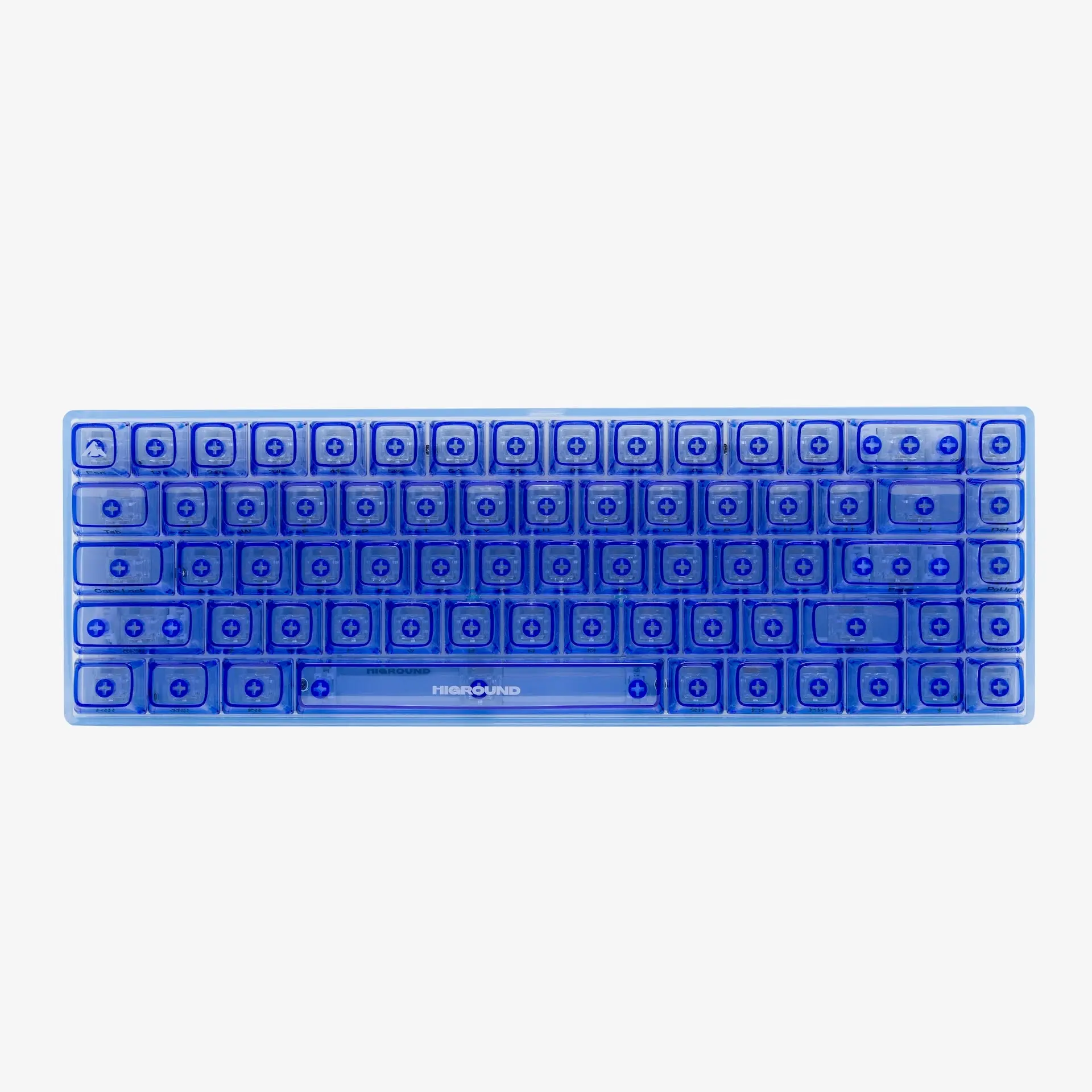 CLEAR SAPPHIRE Basecamp 65 Keyboard (Silent Glacier Switch)
