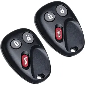 New Upgrade Key Fob Replacement Fits for Chevy Silverado 1500 2500 HD 2003-2006 Avalanche Equinox SSR Suburban Tahoe GMC Sierra Yukon XL Hummer H2 Cadillac Escalade Keyless Entry Remote Control LHJ011