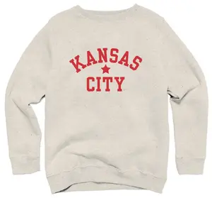 Youth Ivory Kansas City Star Sweatshirt