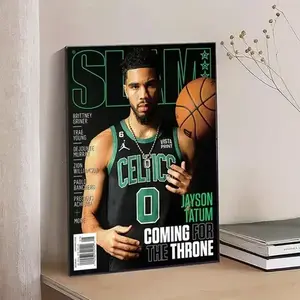 Magazine Jayson Tatum Boston Celtics Cover NBA Poster