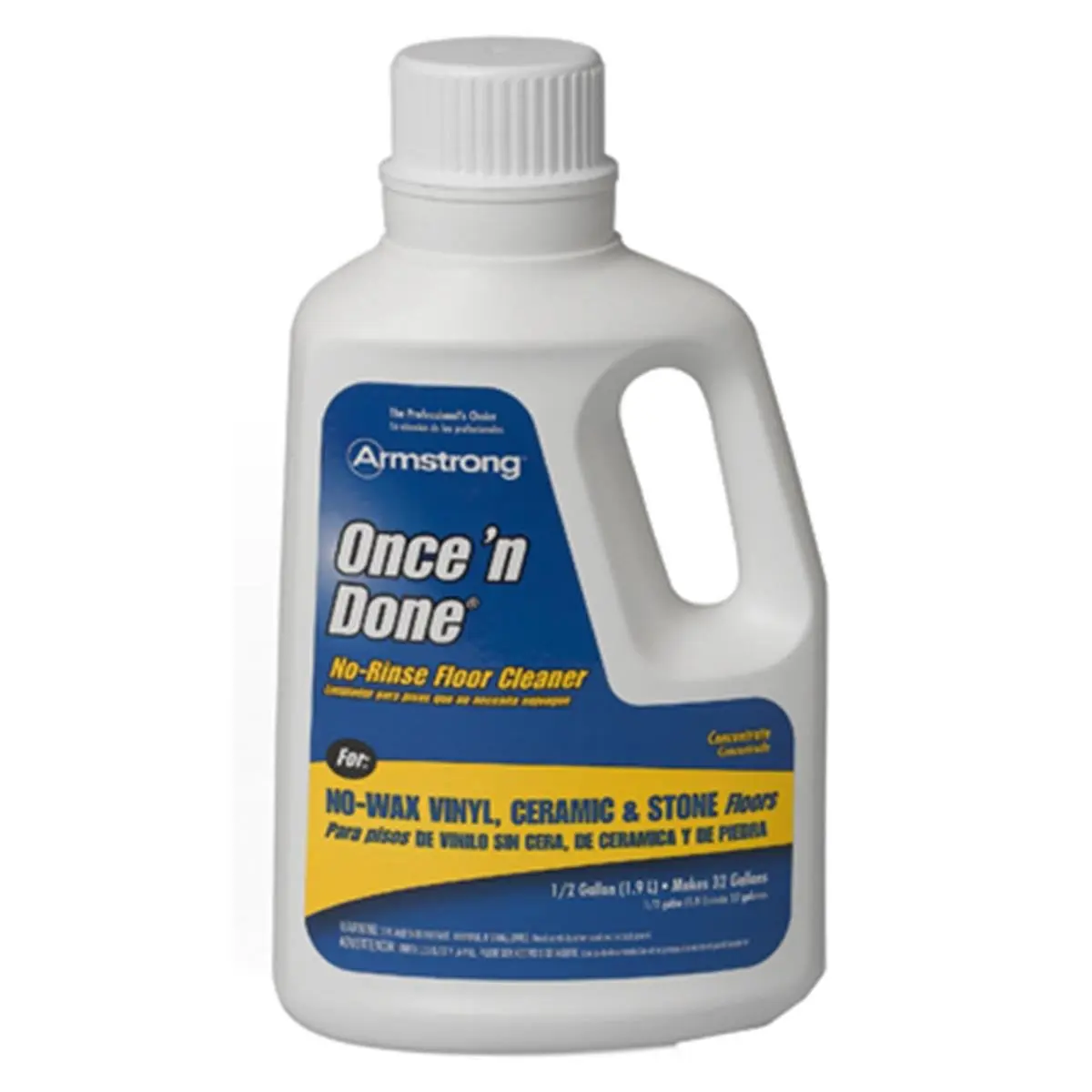 Armstrong Concentrated Floor Cleaner - Model 330806, 64oz No-Rinse Liquid, Formulated for Vinyl & Ceramic Household Floors