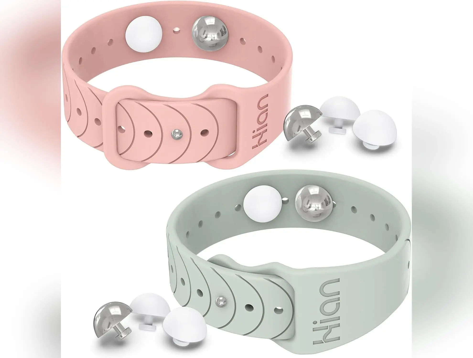 Motion Sickness Bands Sea Sickness Wristbands Acupressure Nausea Wristband/,Natural Relief of Nausea Headaches,Insomnia,Anxiety,Sleep Aid, Morning Sickness,Motion Sickness-（1Pcs Beryl 1PCS Pink）