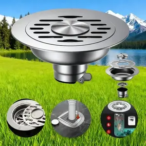 Stainless steel bathroom filter screen - deodorizing and insect-proof