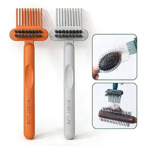 2pcs Hair Brush Cleaning Tool 2-In-1 Comb Cleaning Brush Comb Cleaner Brush Mini Hair BrushRemover For Removing Hair Dust Home And SalonUse