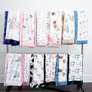 40x50 Inches - Handmade Baby & Kids Minky Blankets - Live Sale Collection-132-143