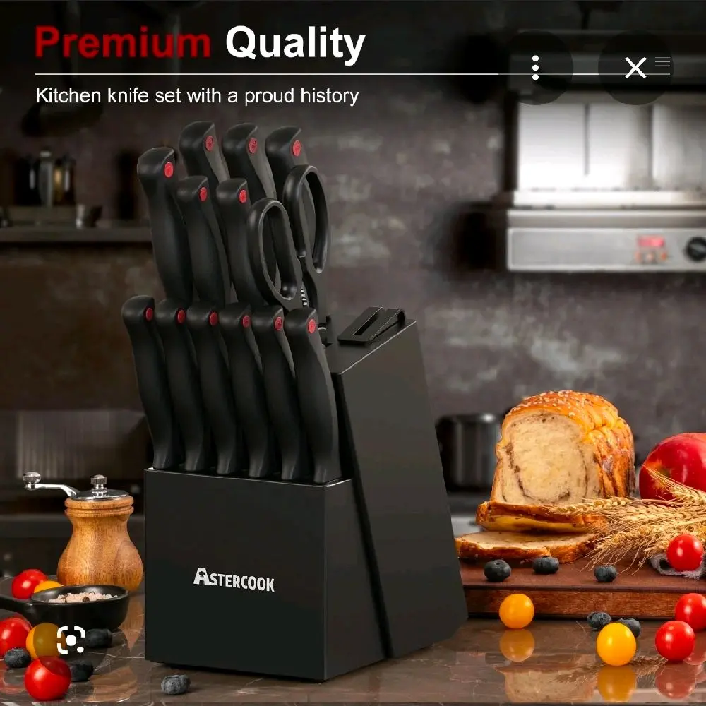 Astercook Cookware Knife Set