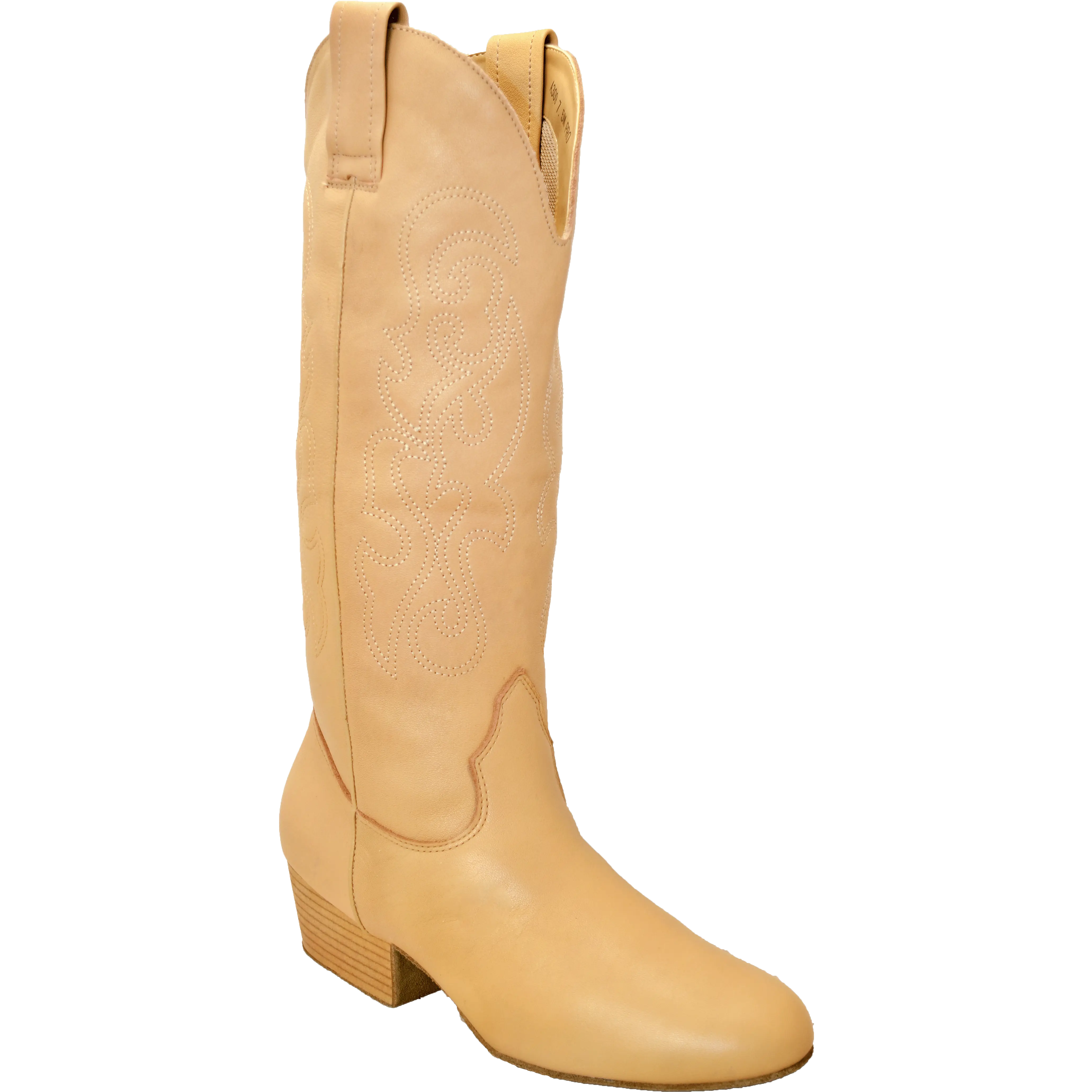 Ultimate - Women's Country Dance Boot - Tan Leather - Pro - Zipper