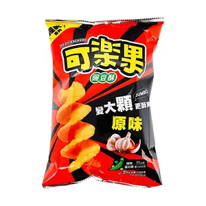 LIANHWA Taiwan Kuai Kua Pea Crisps Garlic Original Flavor 110g - Crispy Snack for Movie Nights & Cravings