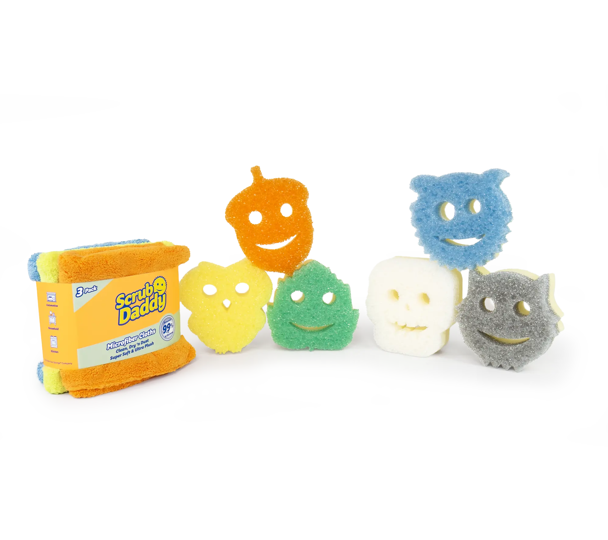 Scrub Daddy Halloween - Fall Sponge and Microfiber Towel Bundle Scrub Daddy Halloween - Fall Sponge and Microfiber Towel Bundle