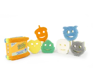 Scrub Daddy Halloween - Fall Sponge and Microfiber Towel Bundle