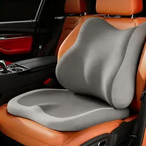 Adjustable lumbar support, ergonomic memory foam seat cushion, comfortable for long sitting sessions, suitable for office, car, and home use, portable and breathable office chair seat cushion.