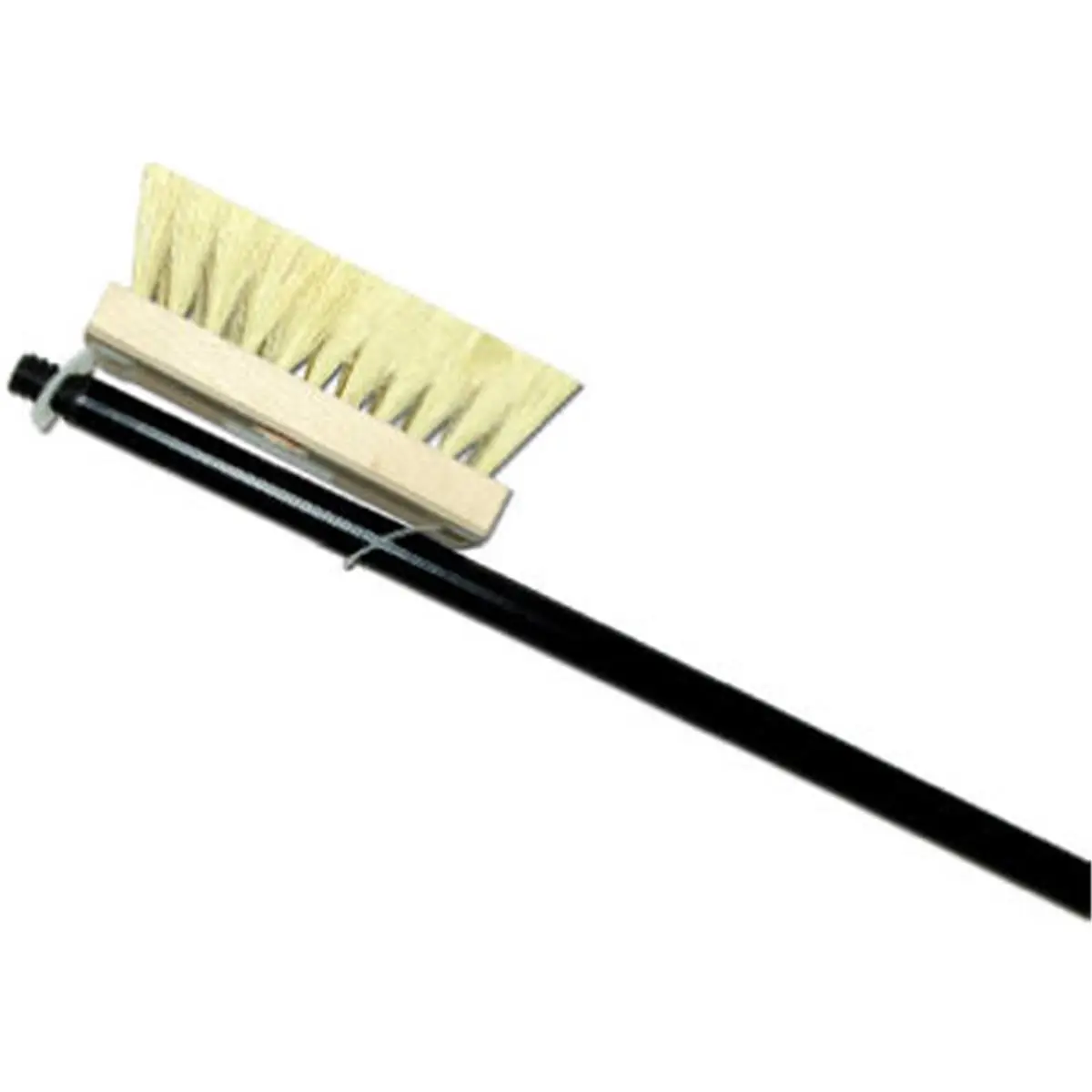 212 MAIN 7 in. Roof Brush - Wood Brush with Tampico Bristles, 48x7/8 in. Black Metal Handle, 1.5 lbs, 53.9x0.82x0.63 in. Handheld Household Surface Cleaning & Coating Application Tool, Handheld Tool