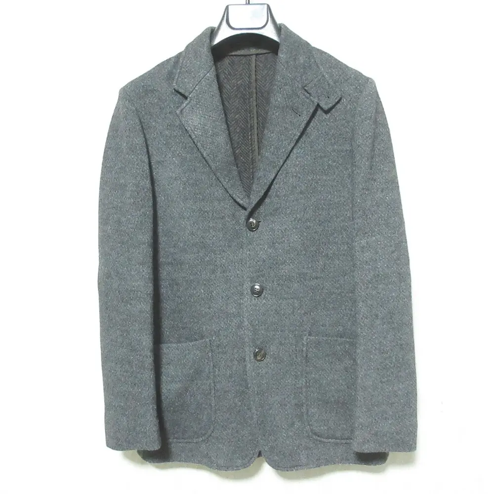 Pre-owned Giorgio Armani Tweed Small Leather Goods Armani Collezioni Tailored Jacket