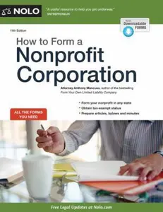 USED-How to Form a Nonprofit Corporation by Anthony Mancuso (Paperback)