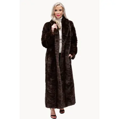 Plt Fur Exaggerated Collar Coat TikTok Shop
