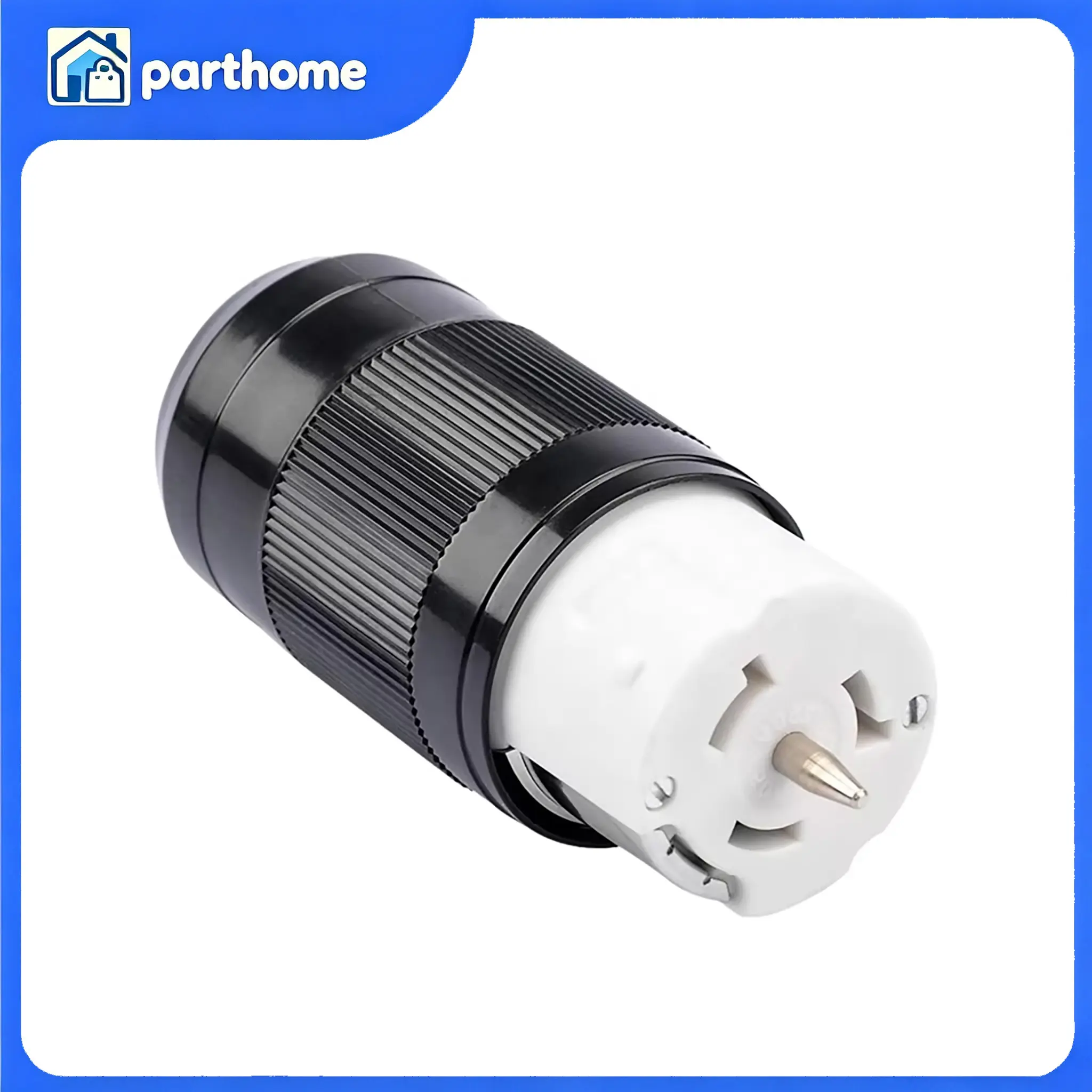 50A Female Twist-Locking Generator Connector Plug, 125/250V Electrical Power Cord Plug for Home Improvement Electrical Equipment & Supplies Motorhome