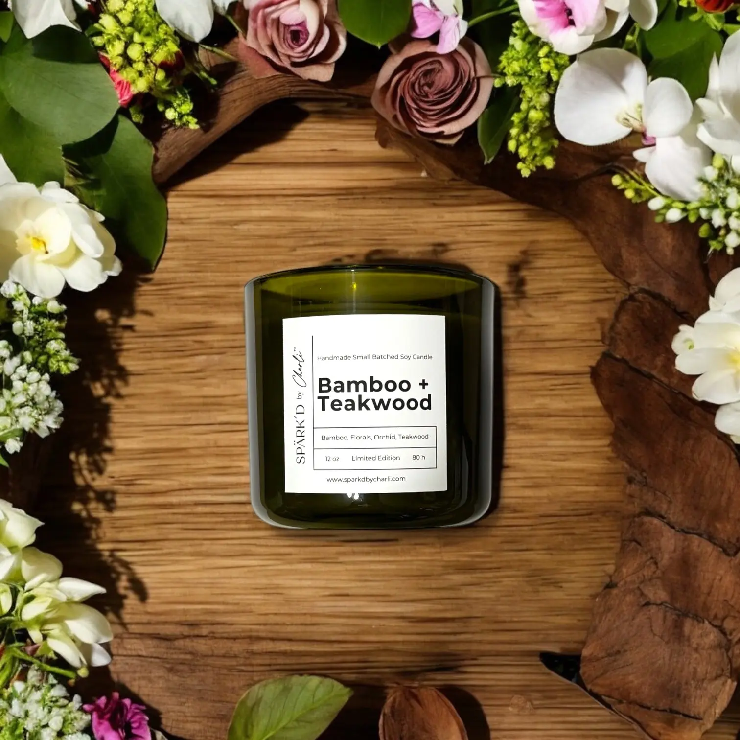 Bamboo + Teakwood Soy Candle