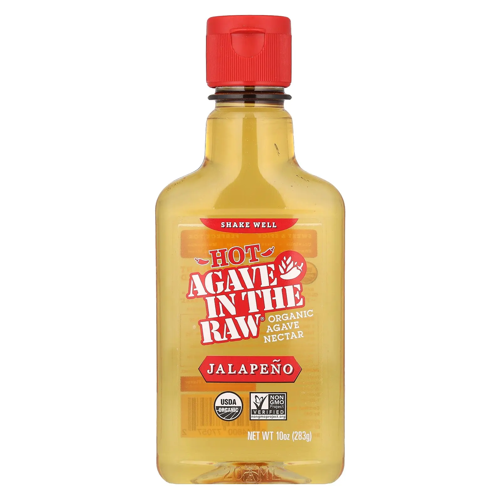 In the Raw Organic Hot Agave In The Raw®, Jalapeno, 10 oz (283 g)
