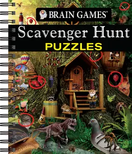 Brain Games - Scavenger Hunt Puzzles -- Publications International Ltd - Spiral