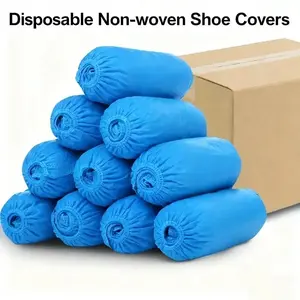 100 Pairs Home Shoe Covers, Disposable Single Use Non-Medical Shoe Protectors, Easy Use, Cleaning & Hygiene, Durable Fabric, Convenient Tools, Bulk Pack
