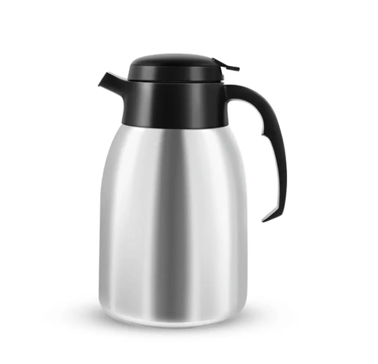 SYBO Stainless Steel Coffee Pot, 12-Cup Capacity, Durable and Heat-Resistant Design for Home and Commercial Use