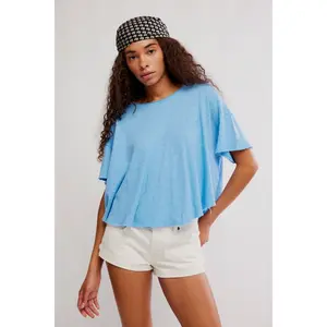 Free People Movement: Elsie Swing Tee in Blissful Blue