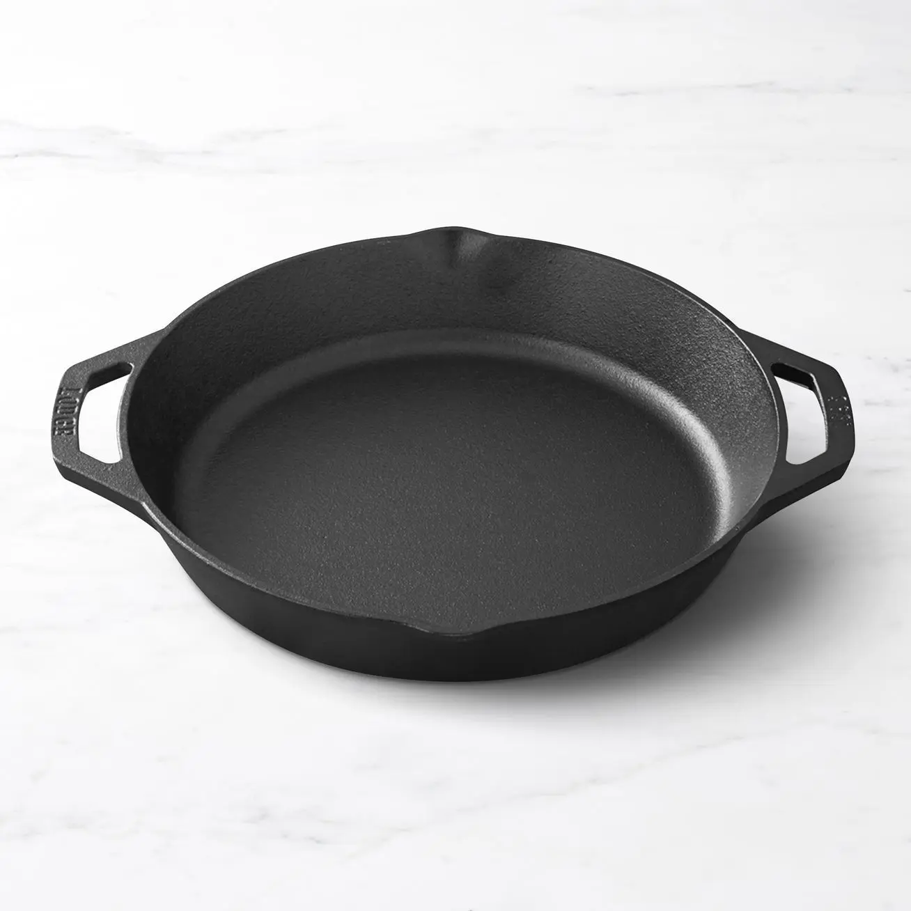Lodge Classic Seasoned Cast Iron Double Handled Skillets Select Size: 12"