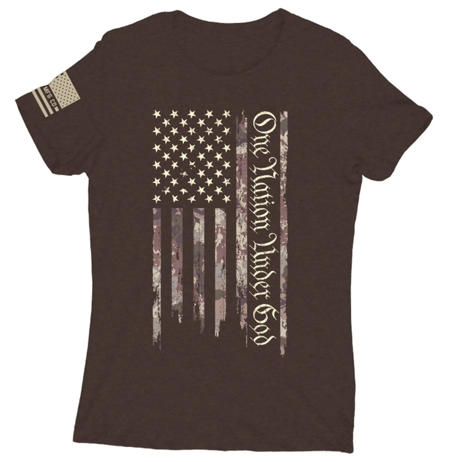 Howitzer Style Women's T-Shirt One Nation Military Grunt MFG
