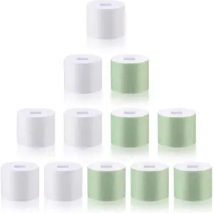 12 Pieces Nail Buffer Refills Electric Manicure Pedicure Tool Refills Nail Buffer Replacement Rollers, Filing, Buffing and Shining